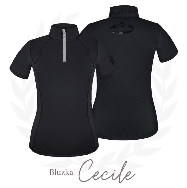 Bluzka Cecile z krótkim rękawem w komplecie z legginsami Cecile