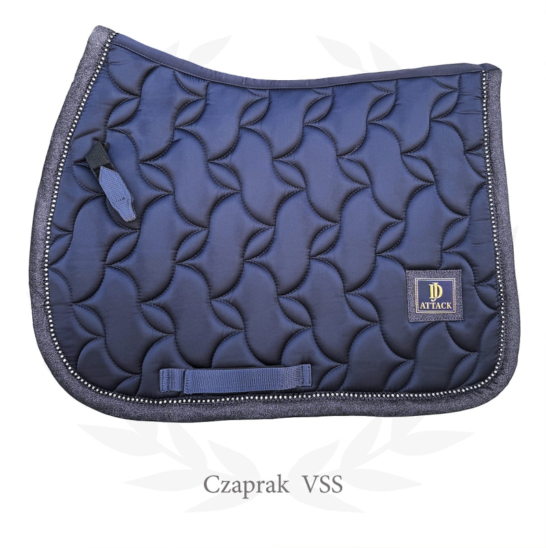 Crystals and quilting on the Dafne saddle pad