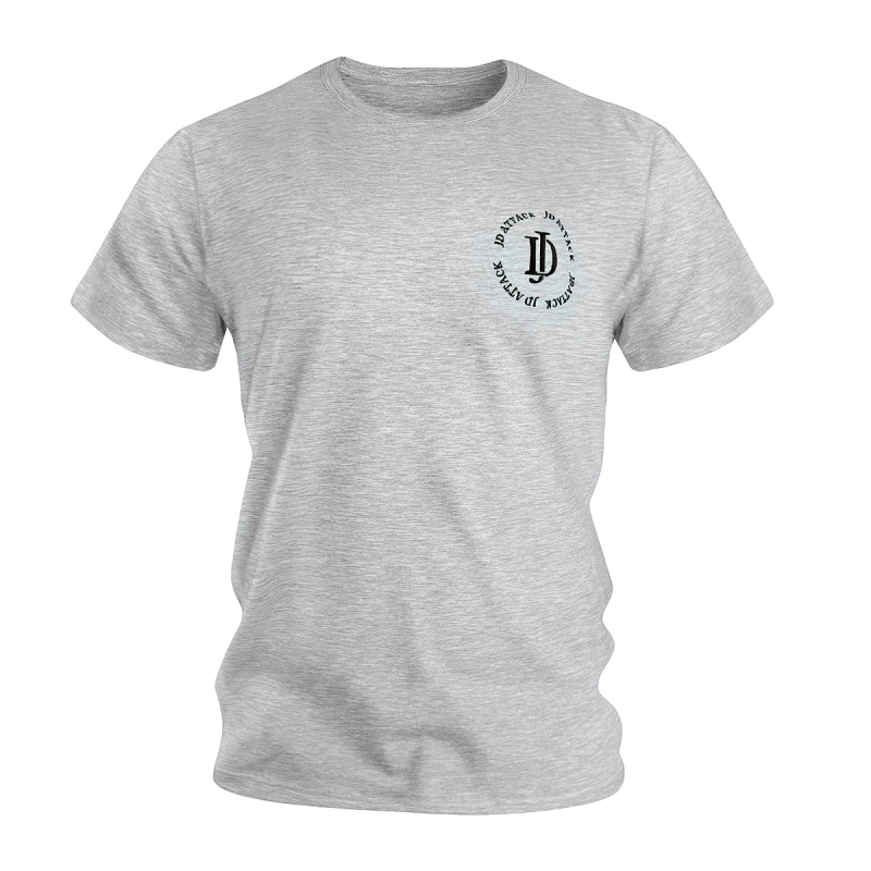 Embroidered logo on the Lucas men's t-shirt