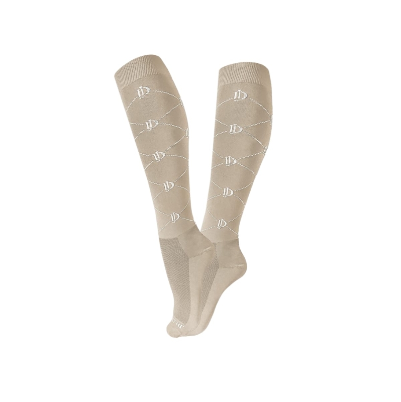 Cuffs on Brenda knee-high riding socks