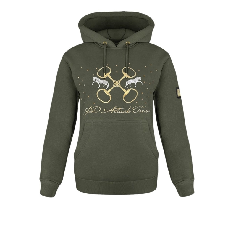 Hood and pocket of the Judie hoodie
