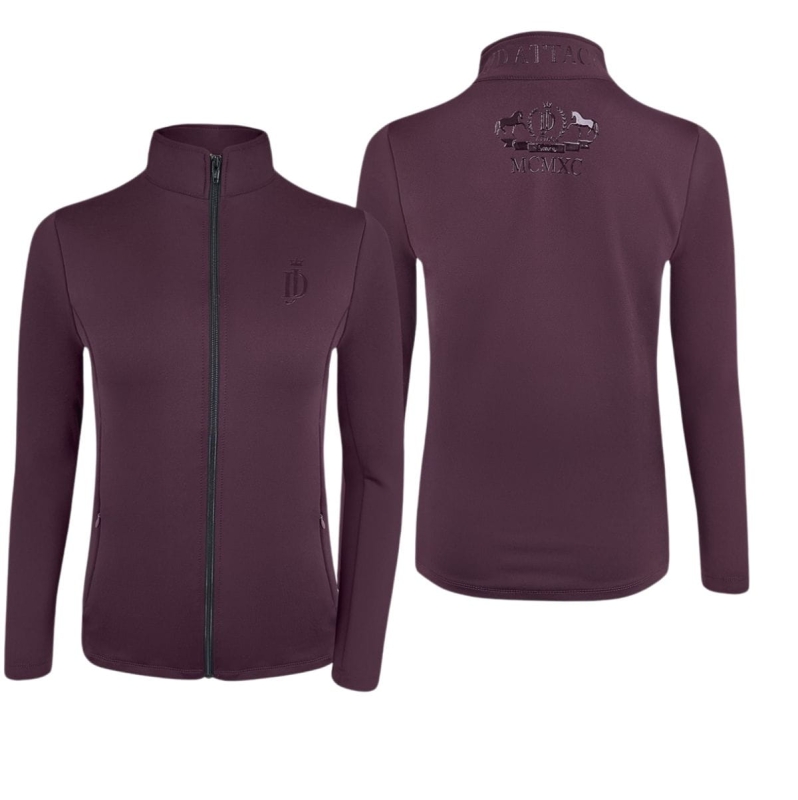 Bluza techniczna Cecile z zamkiem w kolorze granatowym, czarnym i bordowym