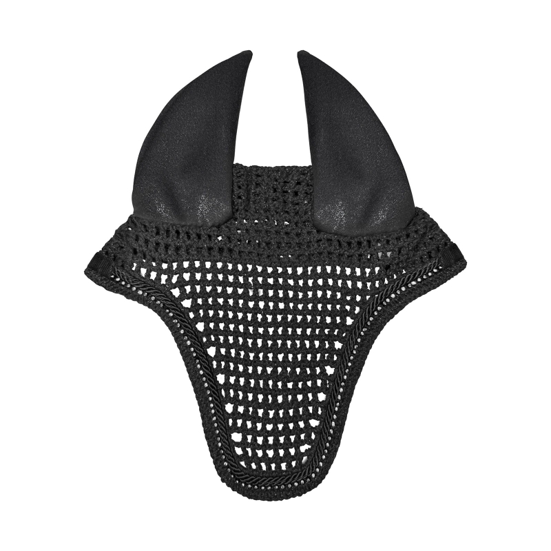 Belle fly veil in black, navy and pink