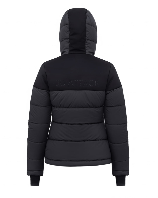 Crystals and thumb holes on the Vena jacket