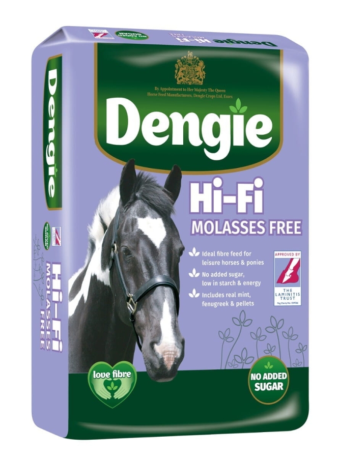 Sieczka dla koni Dengie Hi-Fi Molasses Free 20 kg z miętą i kozieradką