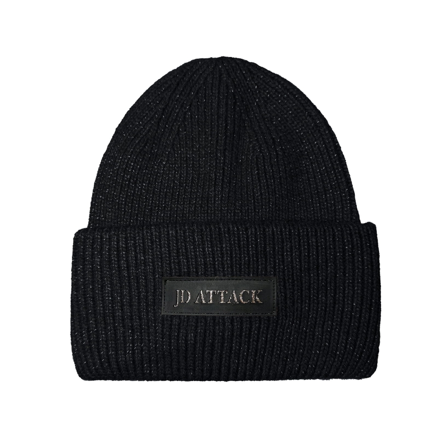Czapka zimowa Grace JD ATTACK z połyskującą nitką i logo