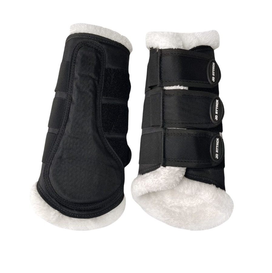 JD ATTACK JD Protect horse boots with faux sheepskin