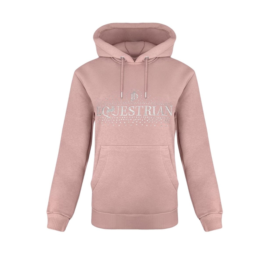 Cindy JD ATTACK equestrian sweatshirt with a crystal logo