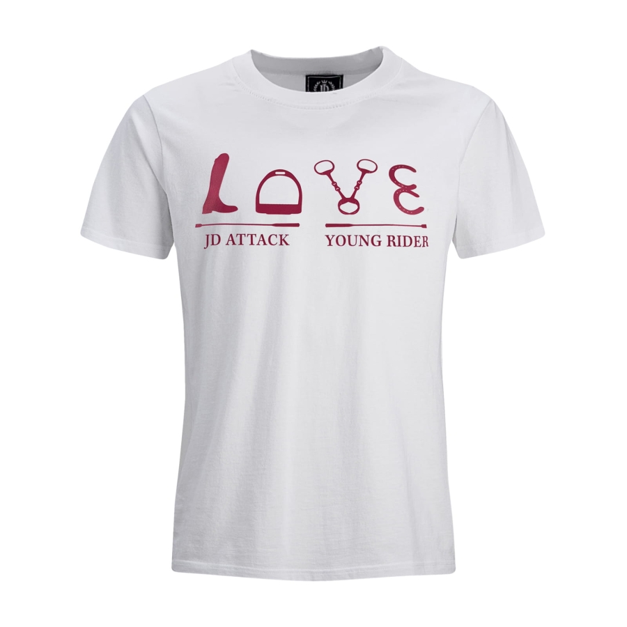 JD ATTACK Young Rider kids' t-shirt with equestrian print