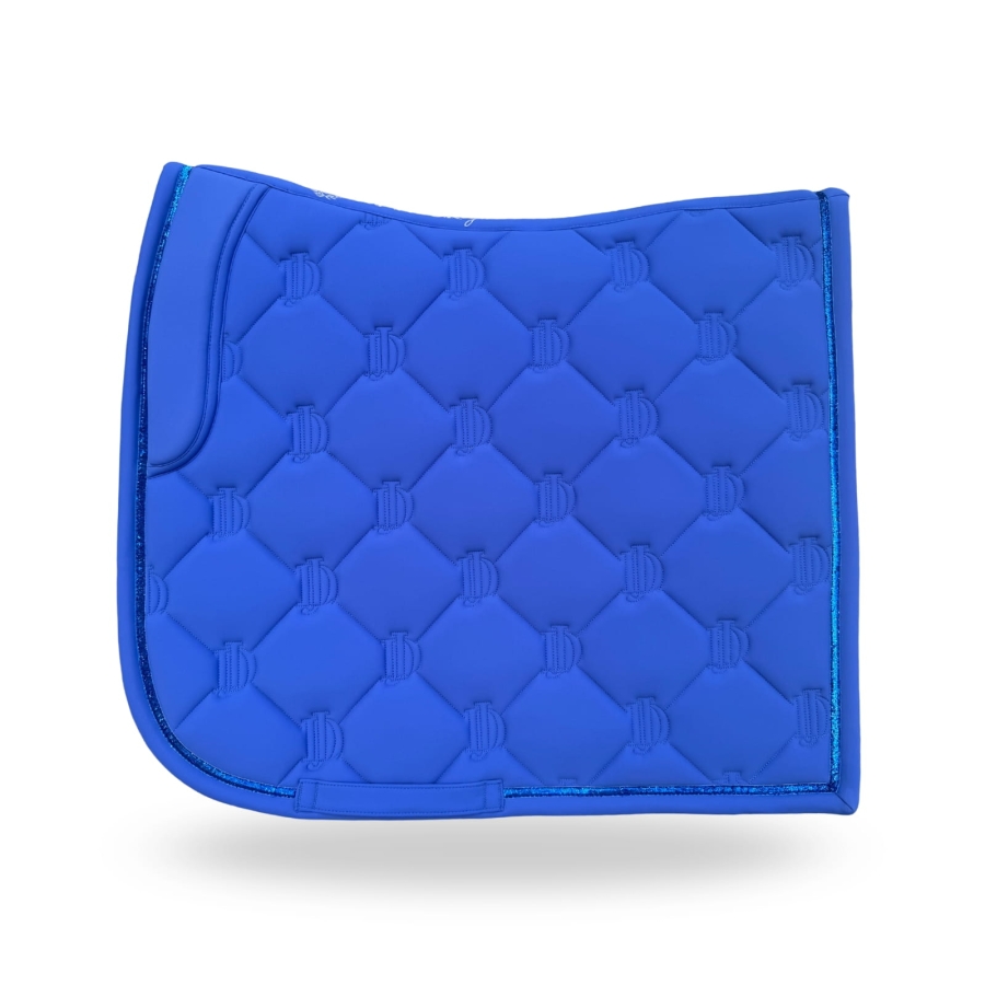 JD ATTACK blue Amara Royal Blue saddle pad with embossed logo