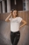 T-shirt Lena z nadrukiem JD Equestrian, ujęcie 2