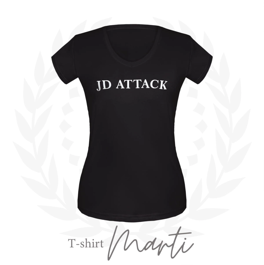 T-shirt Marti z wypukłym lub brokatowym logo
