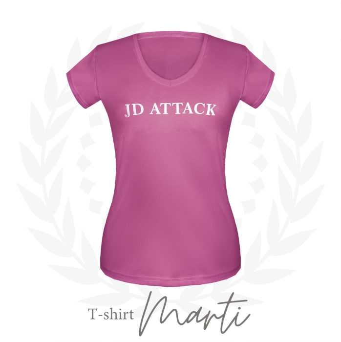 T-shirt Marti z wypukłym lub brokatowym logo, ujęcie 2