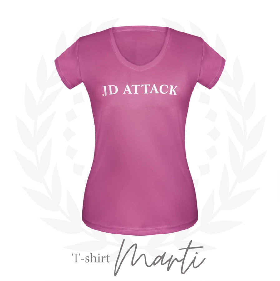 T-shirt Marti z wypukłym lub brokatowym logo, ujęcie 2