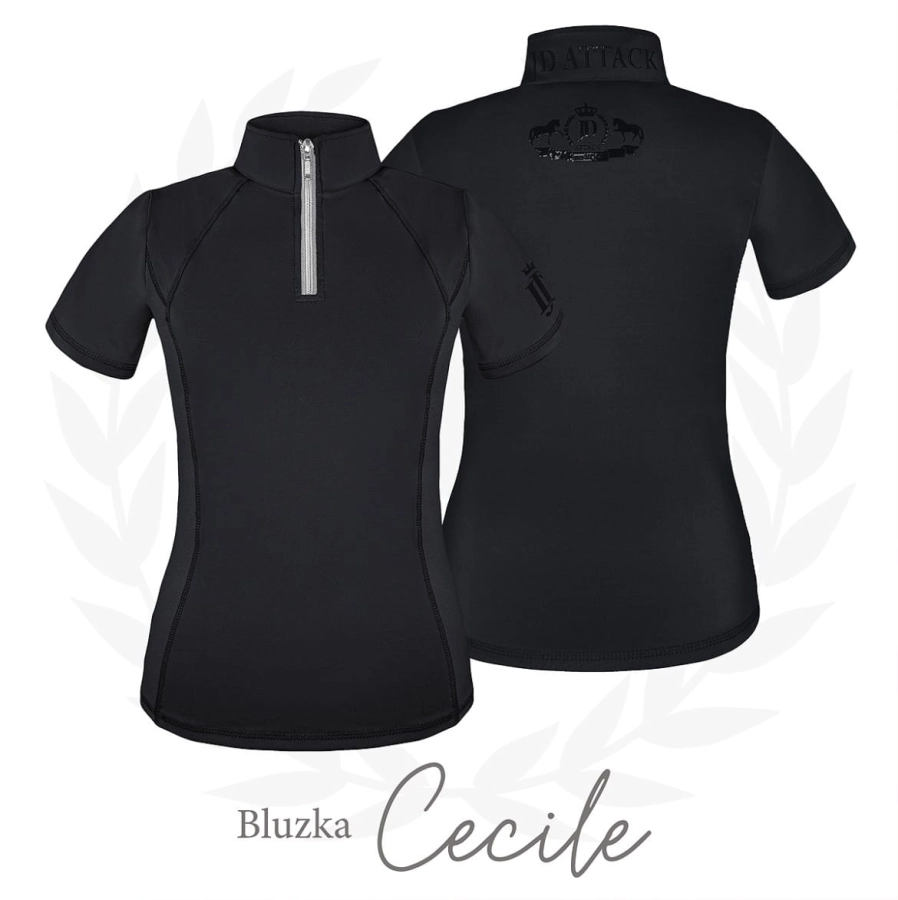 Bluzka techniczna Cecile z krótkim rękawem, ujęcie 3