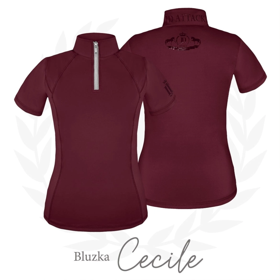 Bluzka techniczna Cecile z krótkim rękawem, ujęcie 4