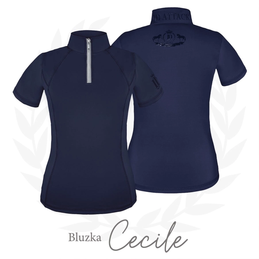 Bluzka techniczna Cecile z krótkim rękawem, ujęcie 5