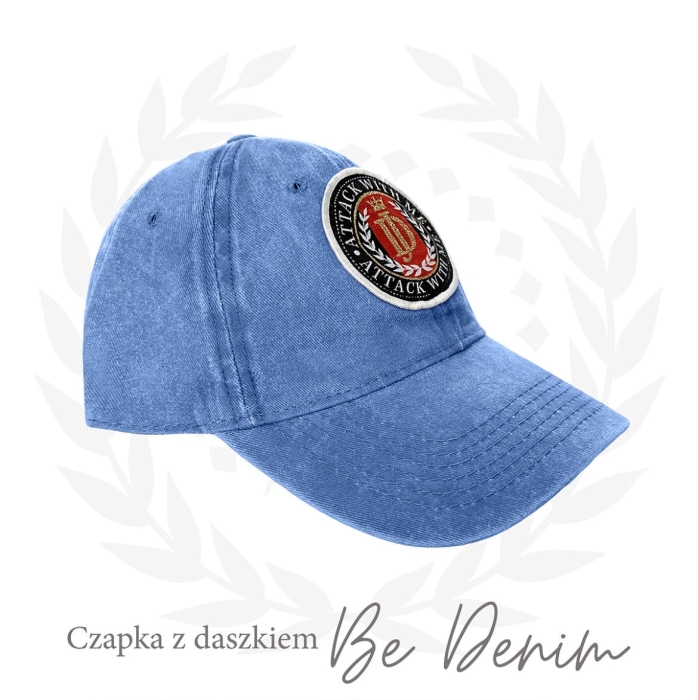 Czapka z daszkiem Be Denim z materiału jak jeans, ujęcie 2