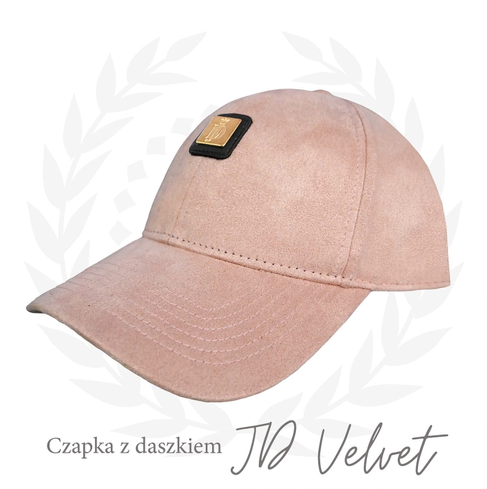 Czapka z daszkiem Velvet z weluru