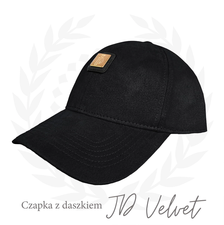 Czapka z daszkiem Velvet z weluru, ujęcie 2