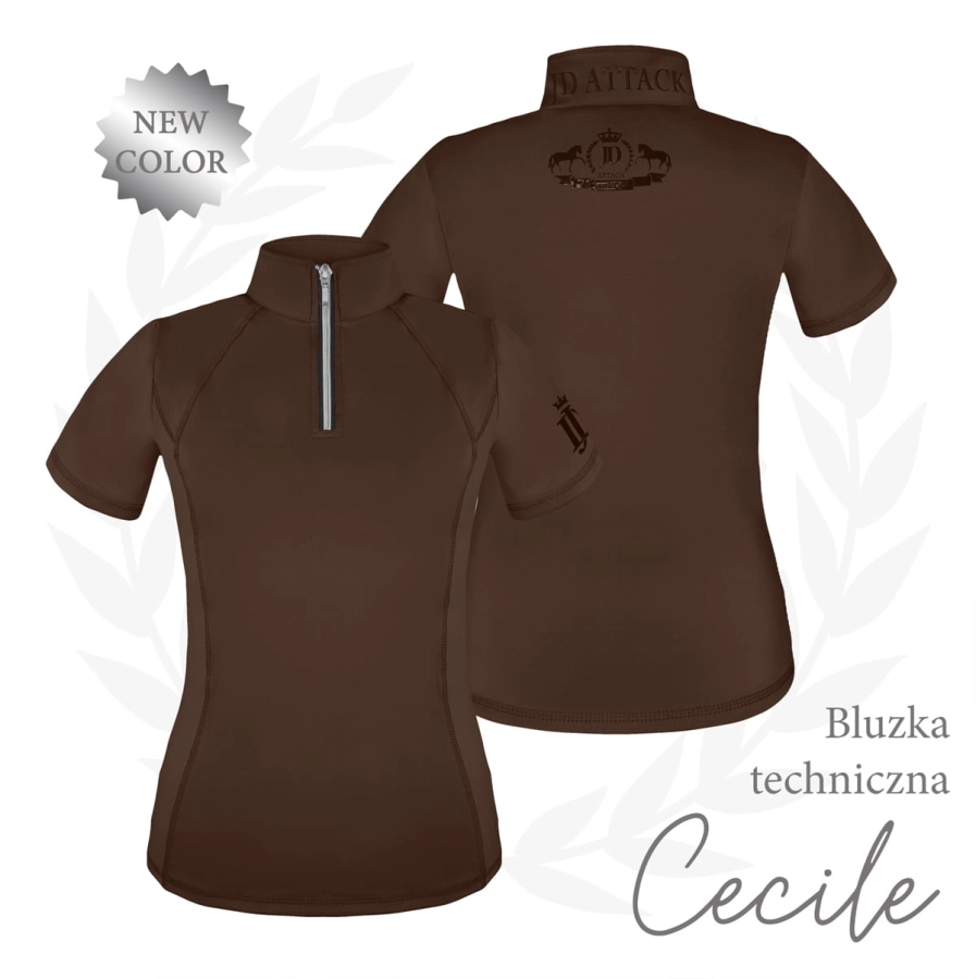 Bluzka techniczna Cecile z krótkim rękawem, ujęcie 7