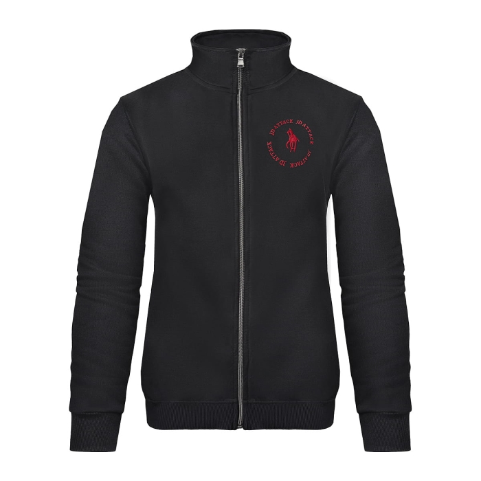 Męska bluza z zamkiem Eric z haftowanym logo