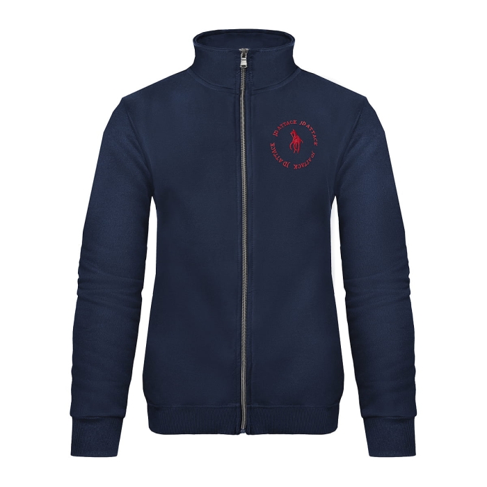 Męska bluza z zamkiem Eric z haftowanym logo, ujęcie 2