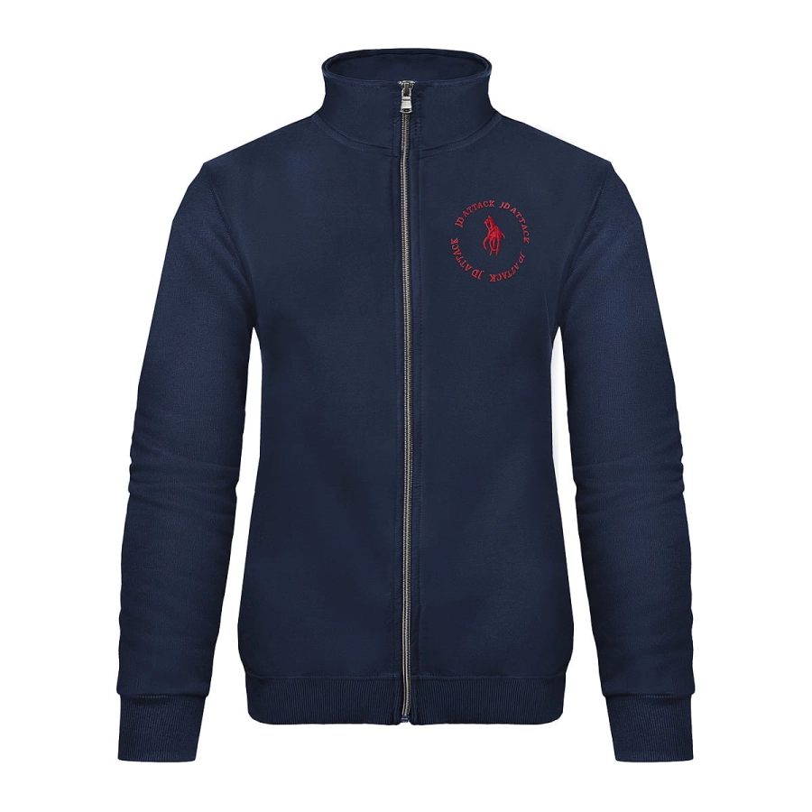 Męska bluza z zamkiem Eric z haftowanym logo, ujęcie 2