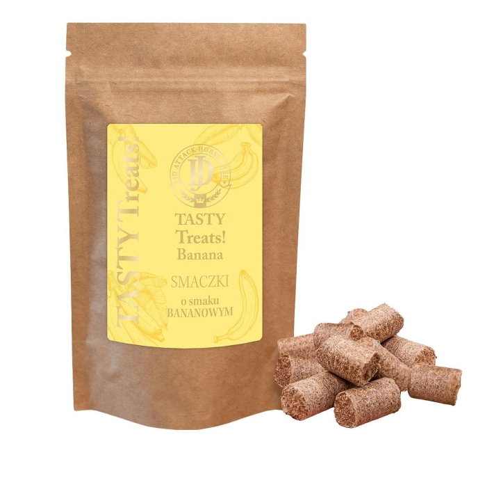 Smaczki dla konia Tasty Treats o smaku bananowym
