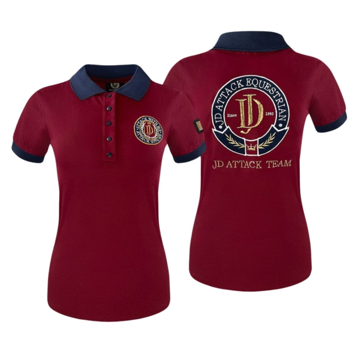 Damska koszulka polo Pollyanna z haftowanym logo, ujęcie 2
