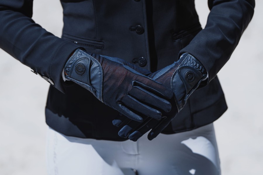 Letnie rękawiczki do jazdy konnej