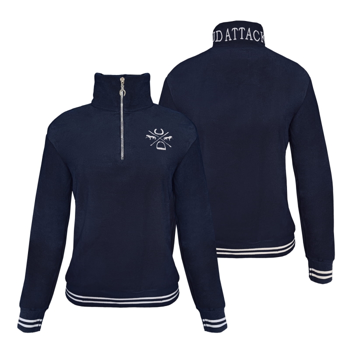 Bluza polarowa Maya z motywem koni i stójką