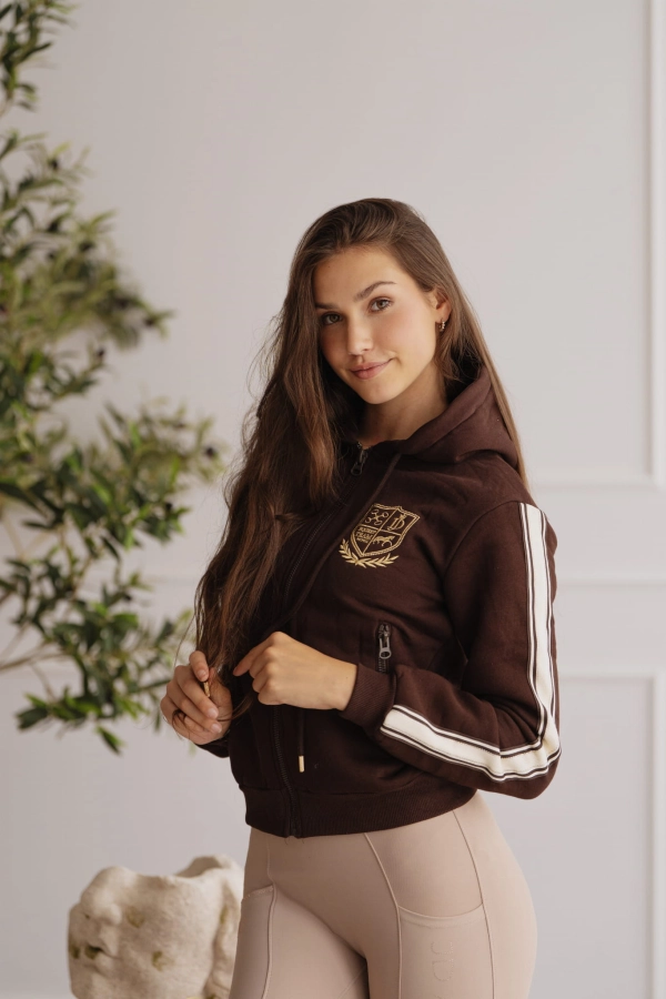 Bluza rozpinana Sally z ozdobnym lampasem, ujęcie 3