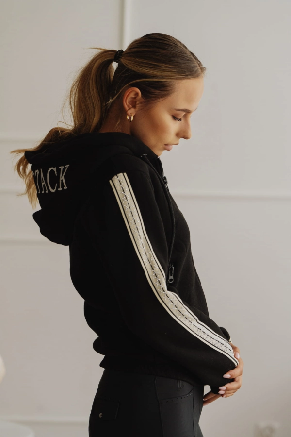 Bluza rozpinana Sally z ozdobnym lampasem, ujęcie 6