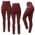 Dziecięce legginsy jeździeckie Catty w kolorze bordowym z logo JD Attack