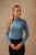 Bluzka techniczna Vanessa z kryształkami, Royal Blue