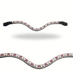 Browband Rosie - brown leather