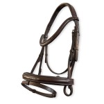 Ogłowie Armonia brązowa skóra