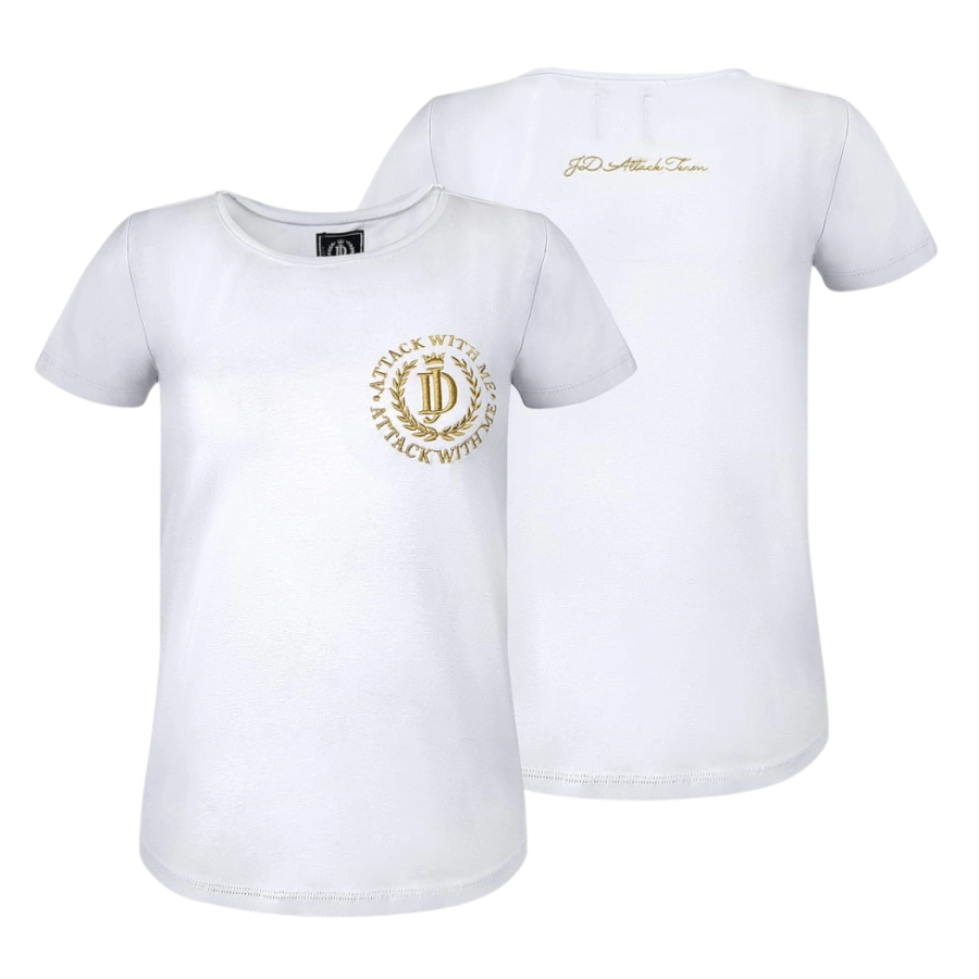 T-shirt Aggy z haftowanym logo