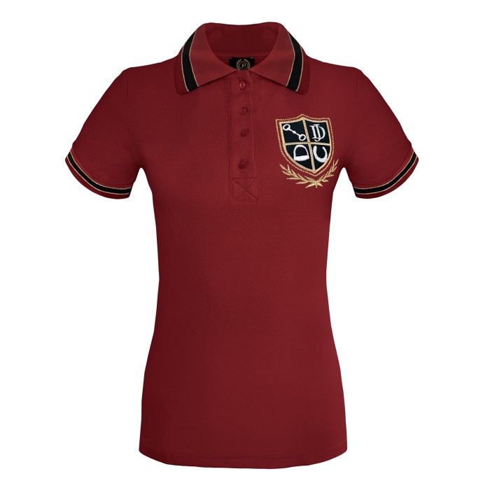 Bordowa koszulka polo marki JD ATTACK
