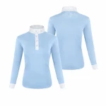 Dziecięca koszula konkursowa Linda z długim rękawem Baby Blue