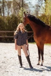 Cowgirl Dream Oversized Navy Blue Shirt