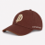 a riding cap by JD Attack. Deep brown with exclusive gold 3D embroidery and a logo-embellished trim.