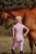 Catty children's technical riding top, short sleeve, 4-way stretch.